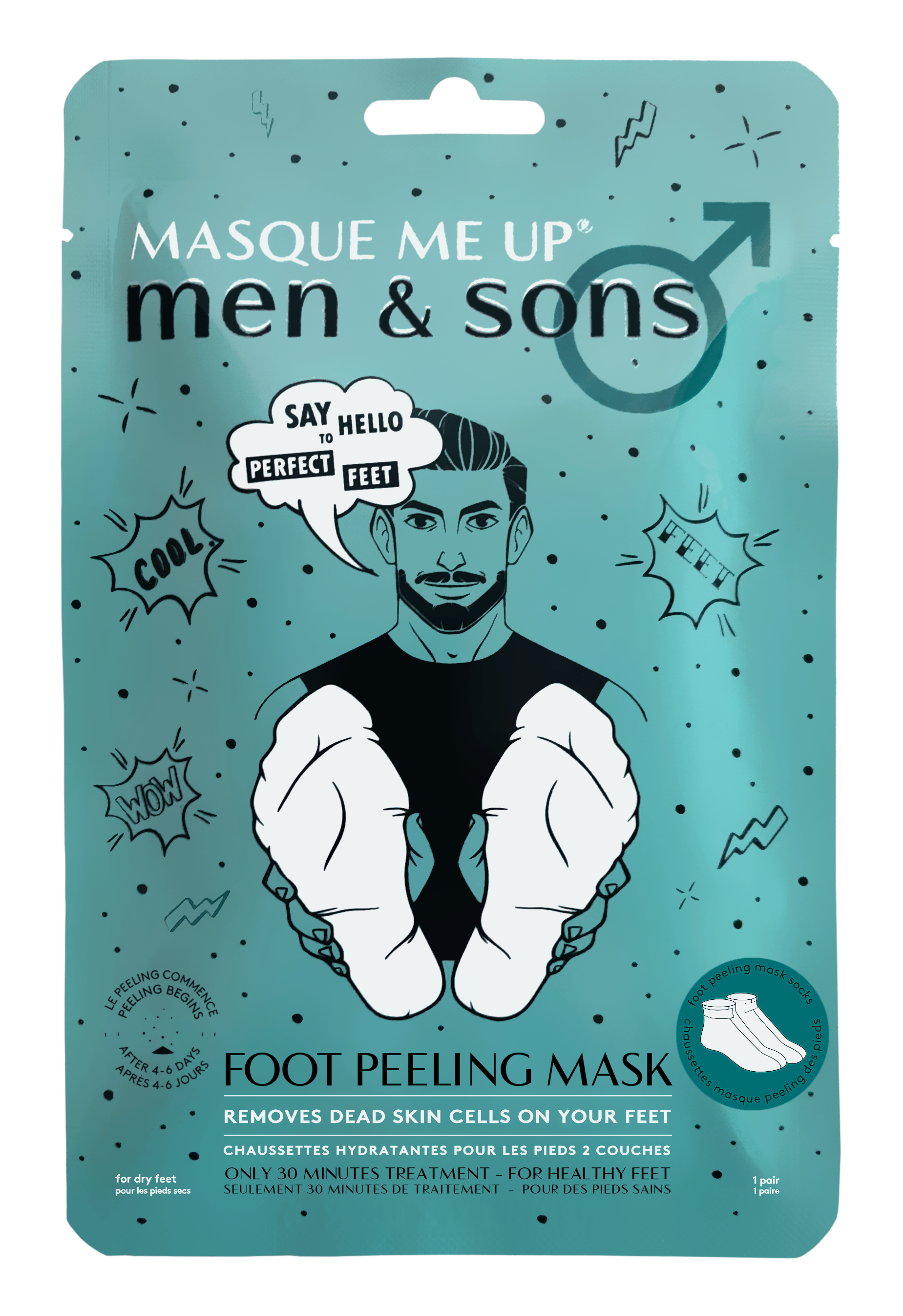 Billede af Men & Sons Foot Peeling Mask