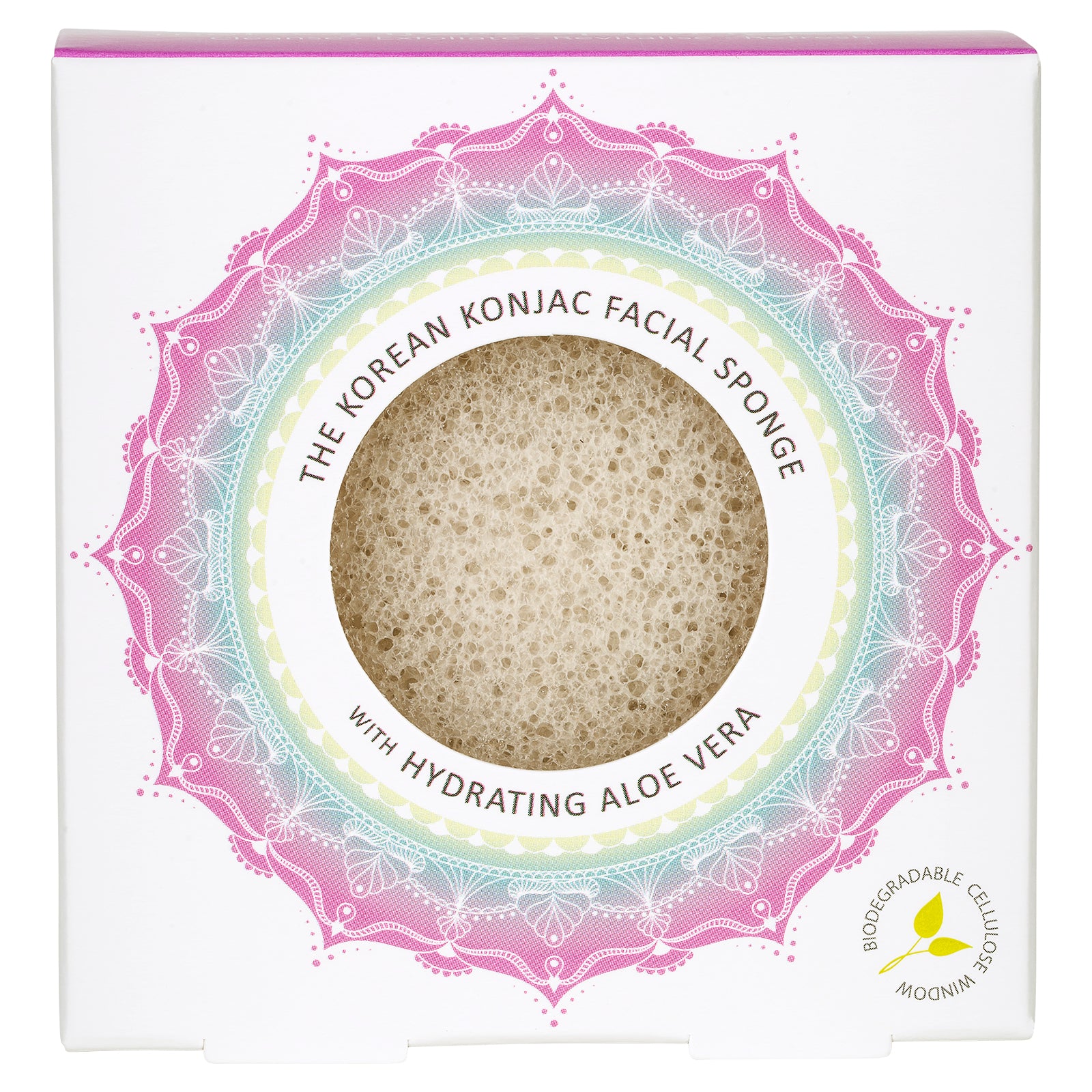 Se Mandala Facial Sponge with Aloe Vera hos Miqura