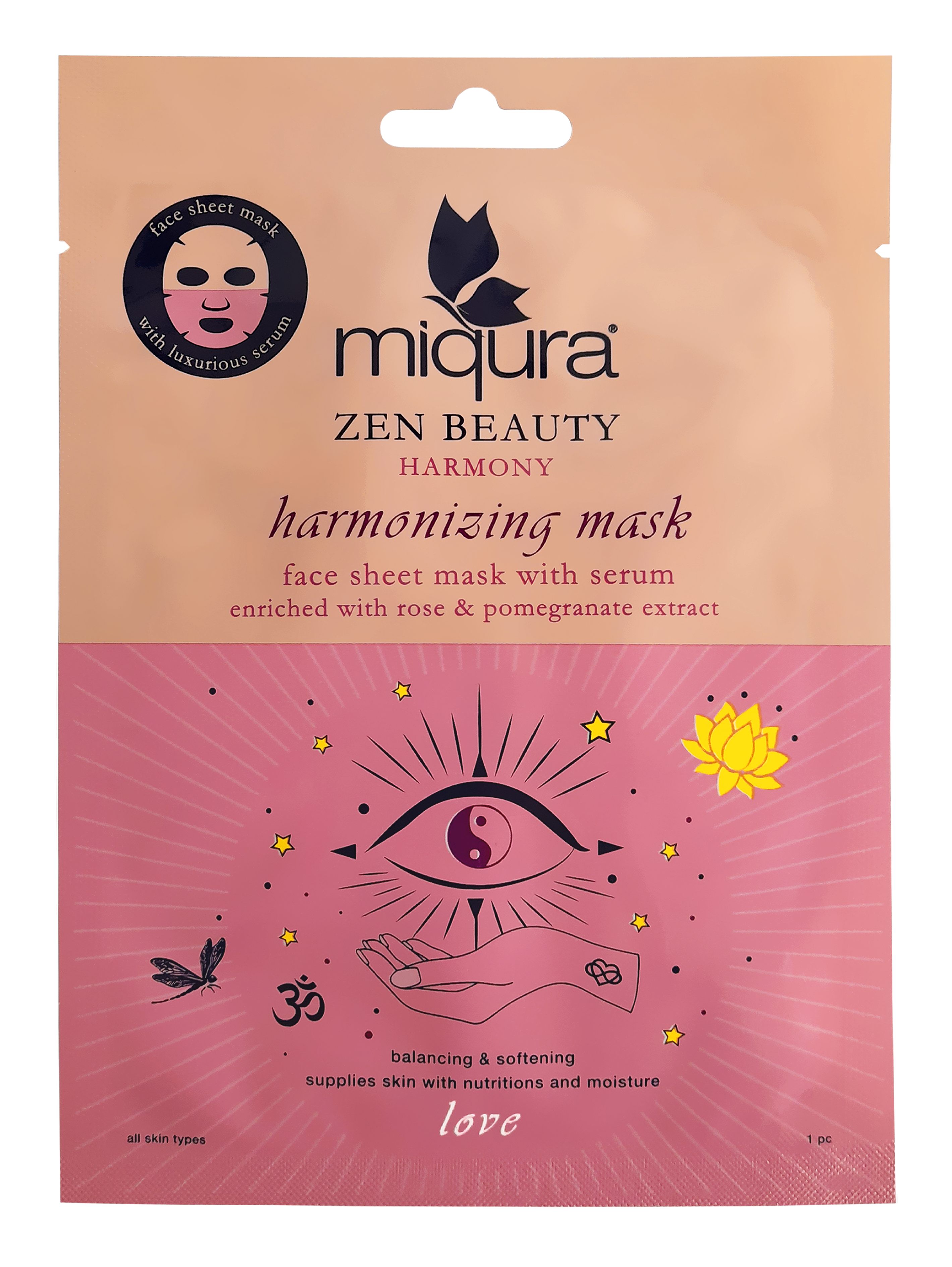 Billede af Zen Harmony Face Sheet Mask hos Miqura