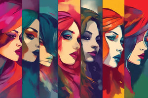 Colorful Women Art