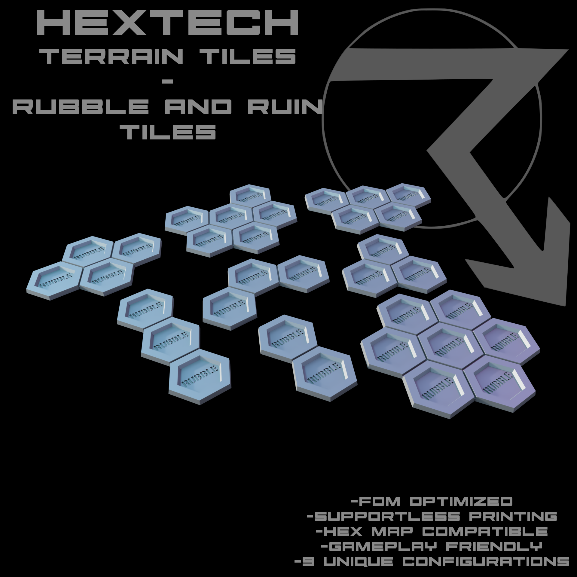 HEXTECH - Terrain Tiles – Thunderhead Studio