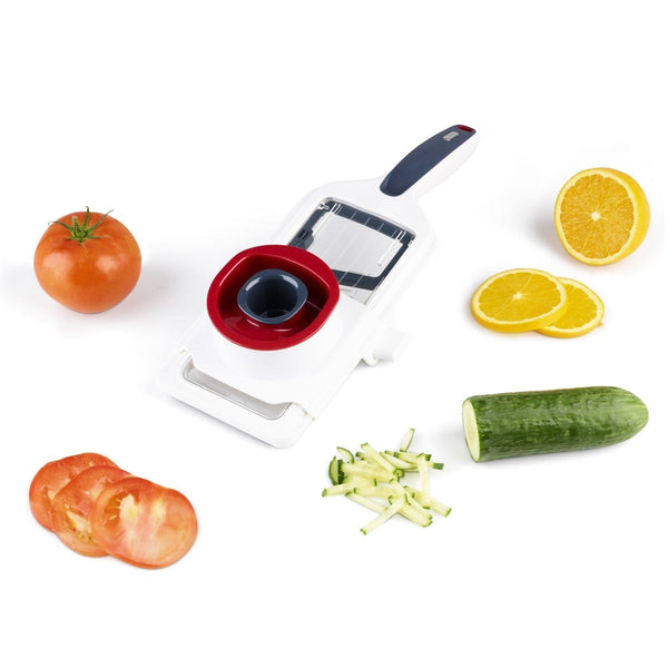 ZYLISS Easy Pull Food Chopper and Manual Food Processor - Vegetable Slicer  and Dicer - Hand Held