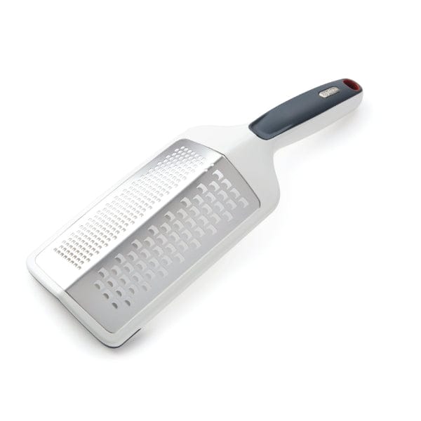Classic Cheese Grater, White, Stainless Steel Drum, Plastic Base, Zyliss  E900010U