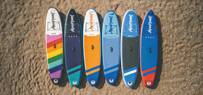 Six Aquaplanet paddle boards.