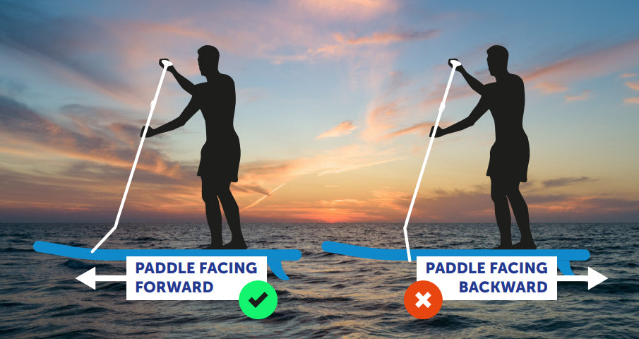 how to correctly hold a paddle