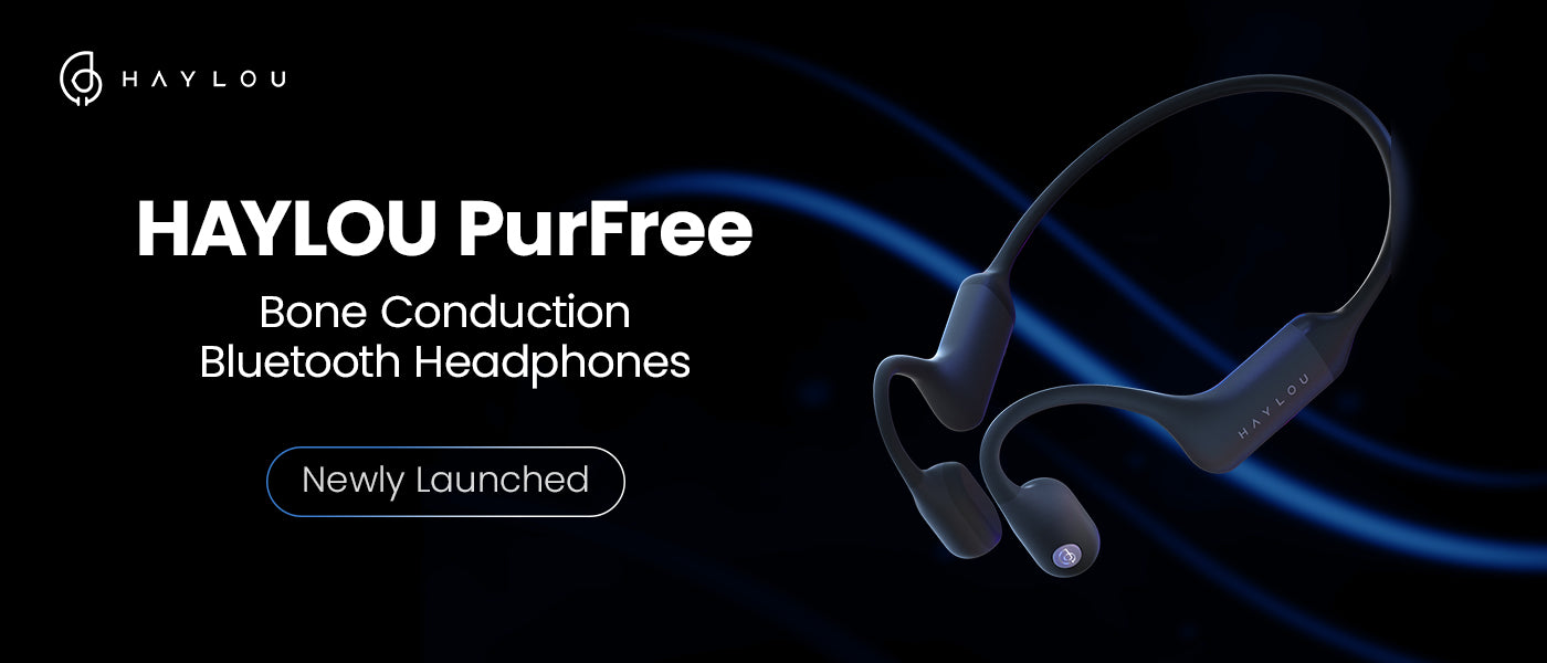 HAYLOU PurFree Bone Conduction Bluetooth Headphones