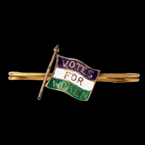 votes for women brooch