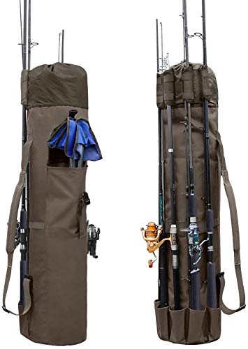 Allen Company Cottonwood Fly Fishing Rod and Gear Bag Case - Outdoor  Storage for up to 4 Fishing Rods - Heavy-Duty Honeycomb Frame for Carrying  Your