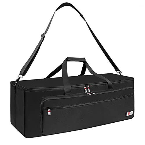 BUBM Large Travel Gig Band Cable File Bag Cord Organizer Case for DJ  Gear,Sound Instrument and Musician Accessories