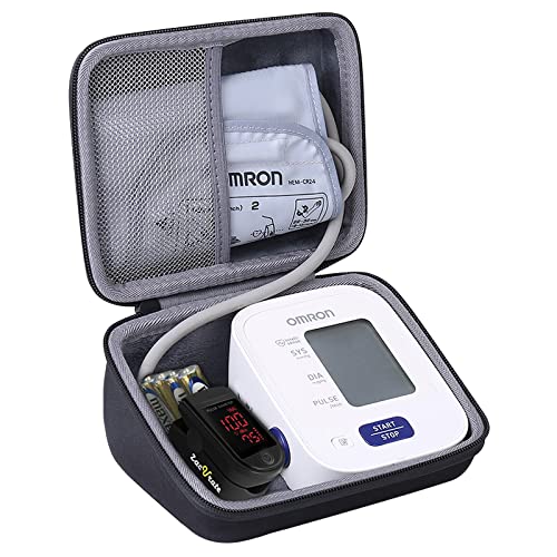BOVKE Travel Carrying Case for Omron Platinum Blood Pressure Monitor BP5450  BP5350 with Upper Arm Cuff, OMRON Gold Digital Bluetooth Blood Pressure