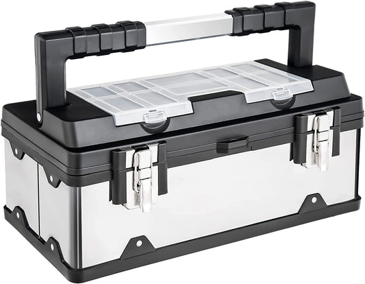 ELIAUK Portable Aluminum Tool box with Drawer Storage Carrying Toolbox –  Comocase
