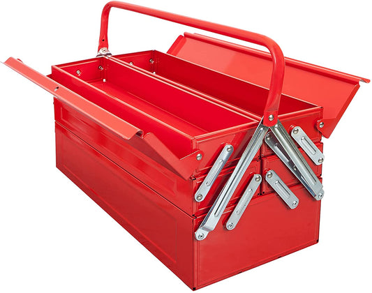 OEMTOOLS 22160 19 Toolbox with Removable Tray, Large Plastic Tool