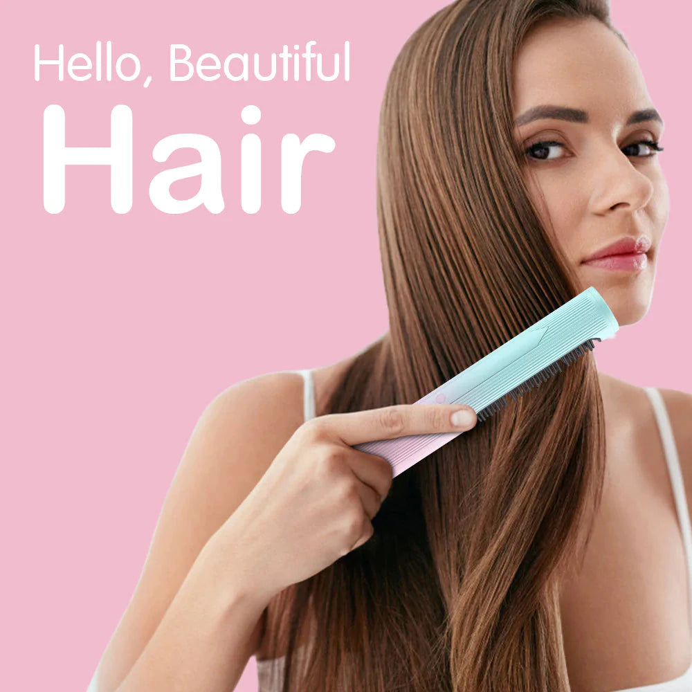 Frizz Wand™ Straightener Brush – Roshy™