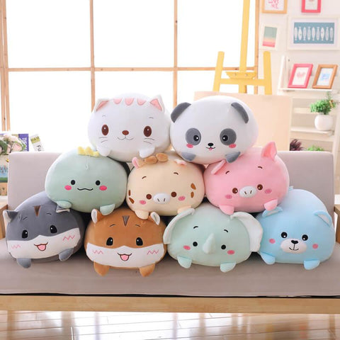 Plusieurs peluches kawaii animaux