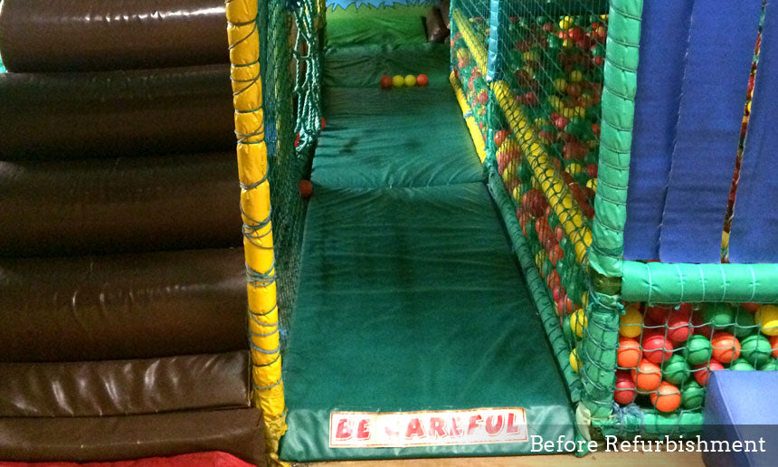 Soft Play Stairs and Slide Refurb