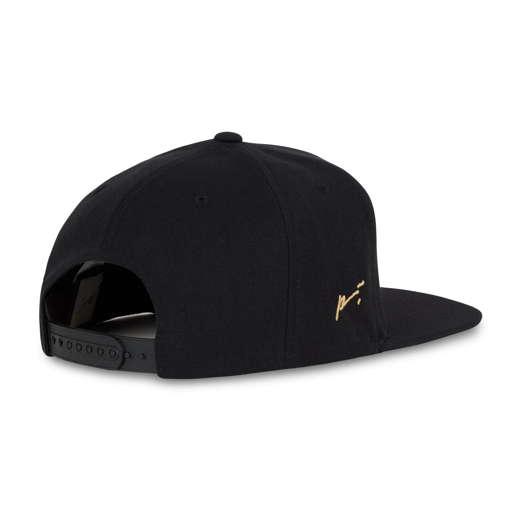 Bracket P Snapback Cap Black | Prévu Studio