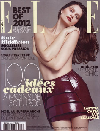 Elle Magazine - Couverture du 14 décembre 2012
