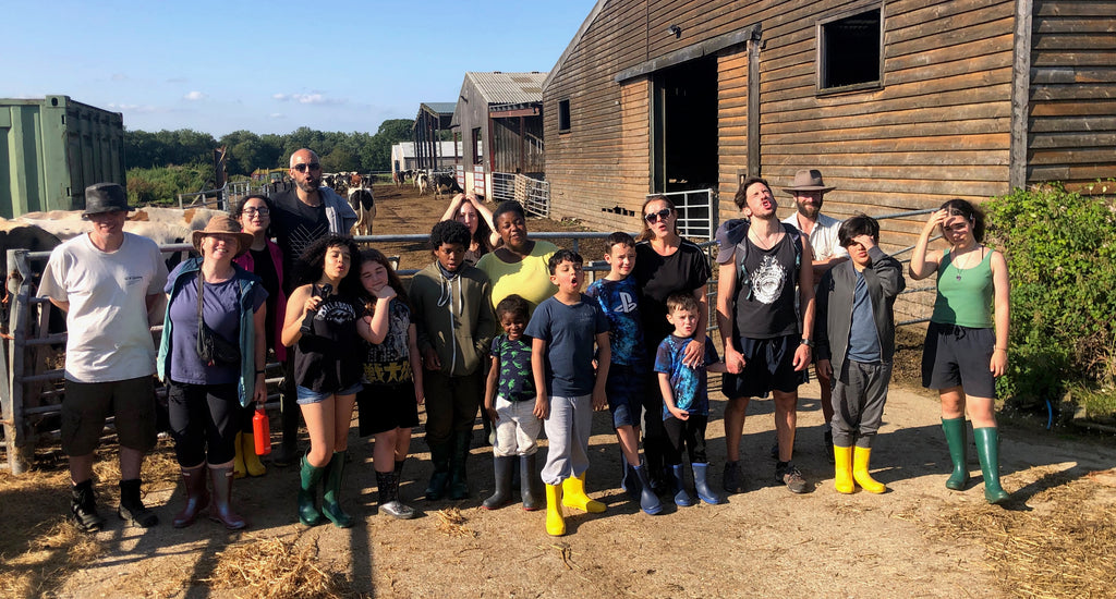 Outdoor People Visit Plurenden Dairy Farm