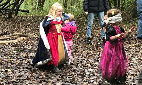 Family Wild Walk Wick Woods Halloween