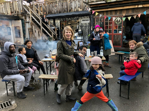 outdoor winter picnic