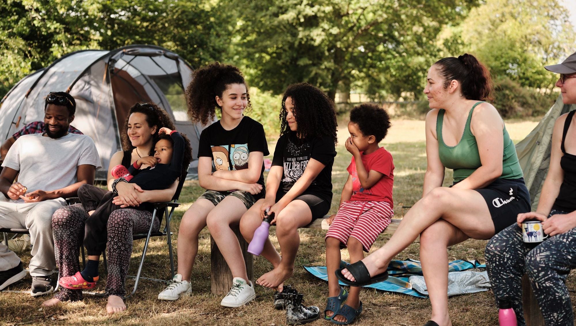 outdoor family camping