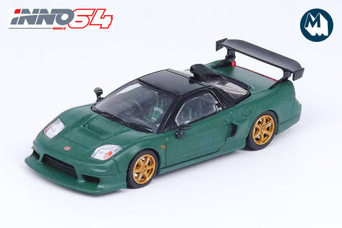 Honda Nsx R Gt Na2 With Extra Wheels Matt Green Modelmatic