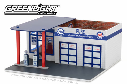 Vintage Gas Station Pure Oil (Series 3) – Modelmatic