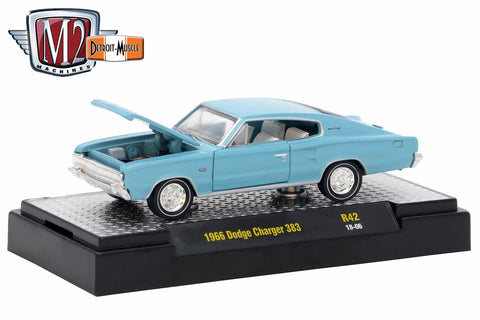 M2 Machines Detroit Muscle 42 1966 Dodge Charger 3 Modelmatic