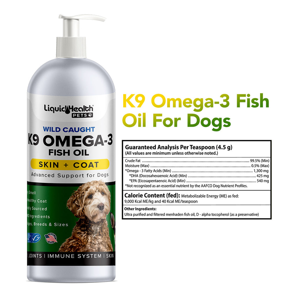 K9 Omega-3 Fish Oil For Dogs