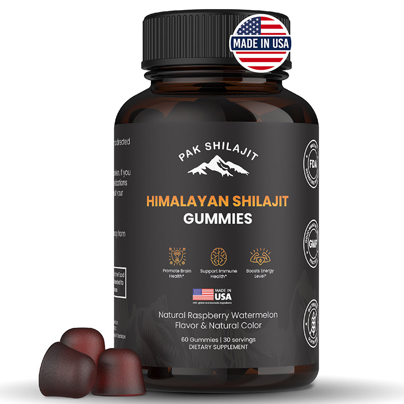 Sundried Himalayan Shilajit Gummies Made in USA - PRE ORDER - PakShilajit product image