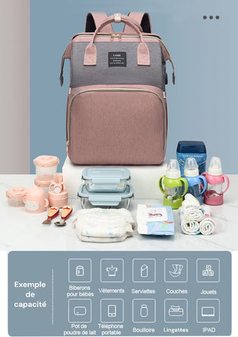 Capacité sac bébé et jeunes parents