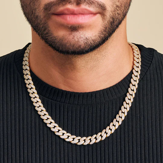 Fully Iced Out Cuban Link Chain 10mm