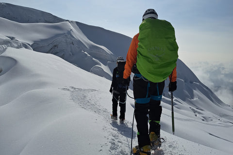 Walking Poles for winter hiking on mountain
