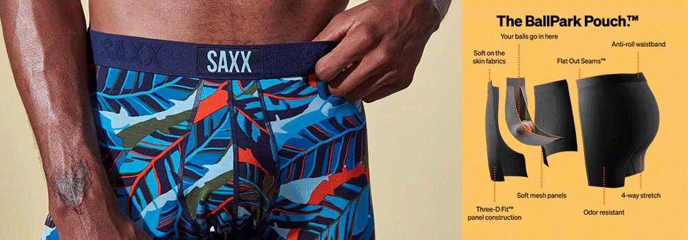 Ballpark pouch mens boxers saxx underwear