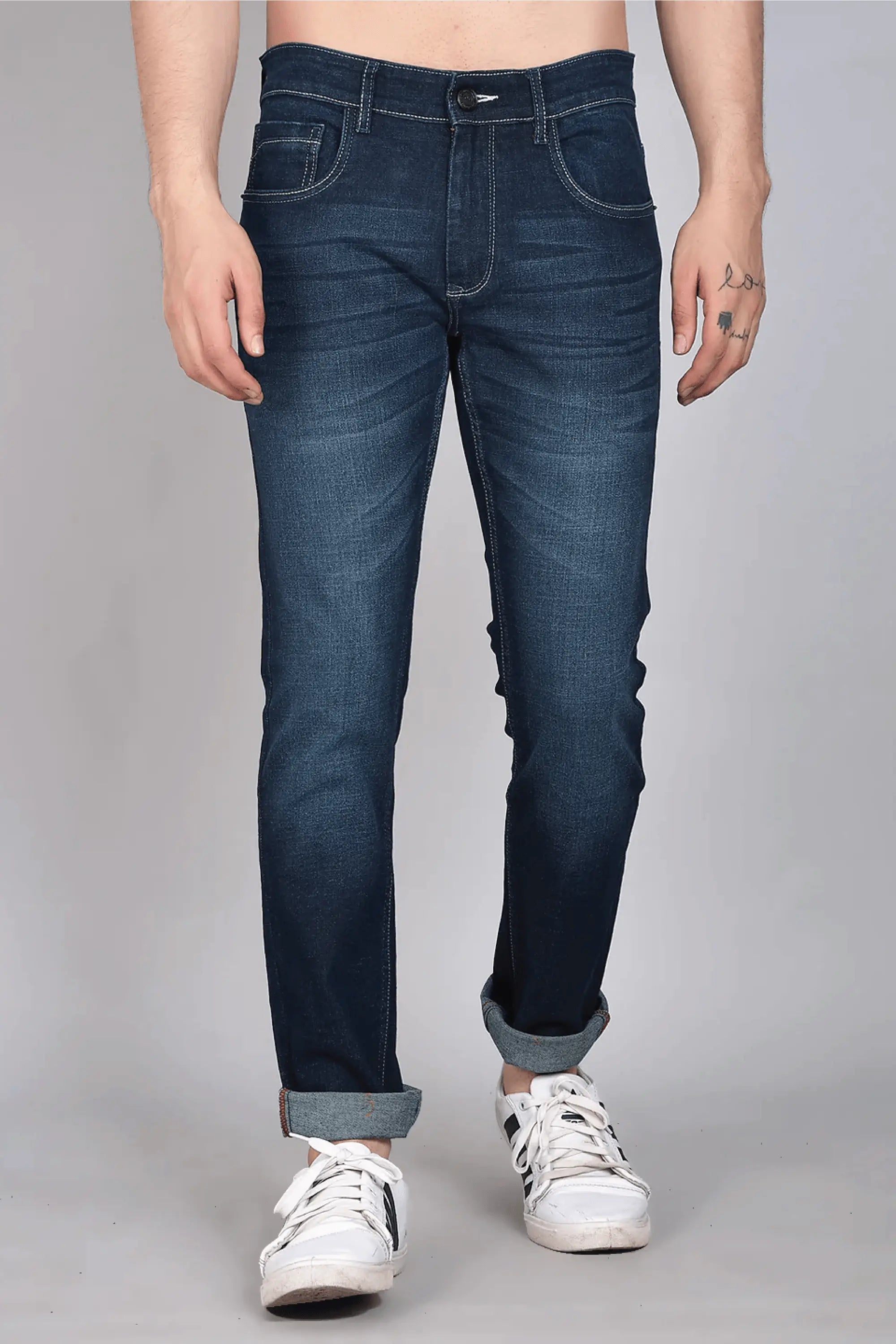 Buy Blue Jeans for Men by The Indian Garage Co Online | Ajio.com