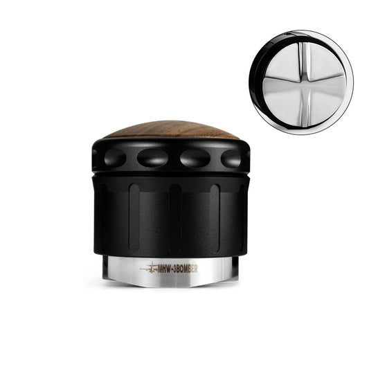 Espresso Tamper, Coffee Distributor, Tamping Mat, and Cleaning Brush Set – The  Daily Fix