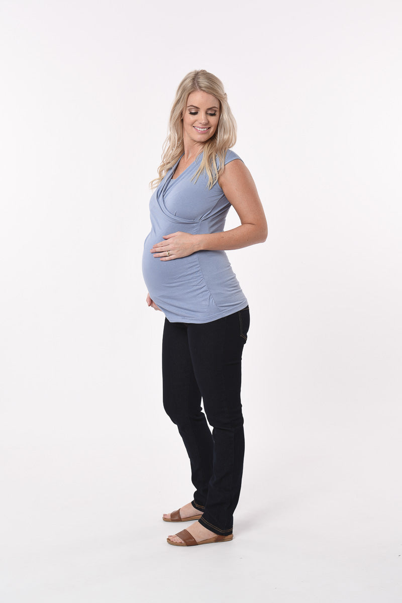 Maternity Wide Leg Bamboo Pant by Angel Maternity Online | THE ICONIC |  Australia