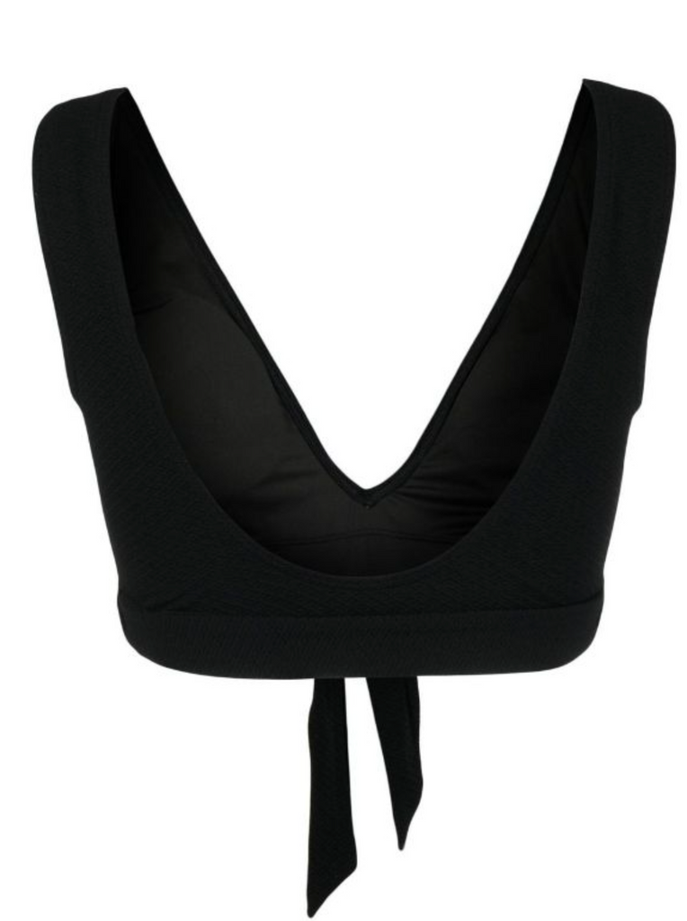 Jackie Square Neck Top, Black