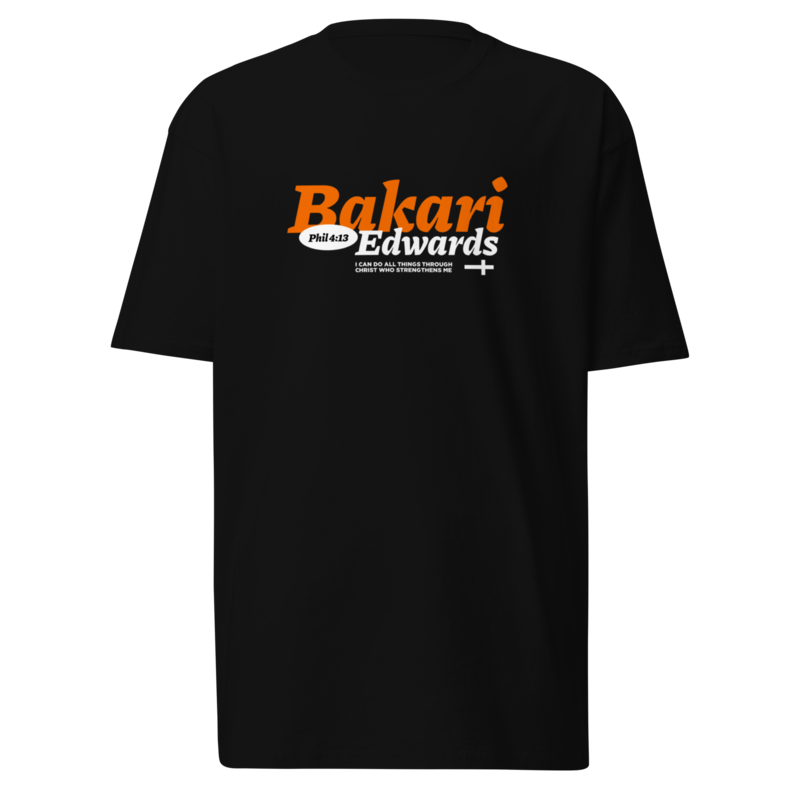 Bakari Edwards - Gender Neutral T-Shirt - Light Logo