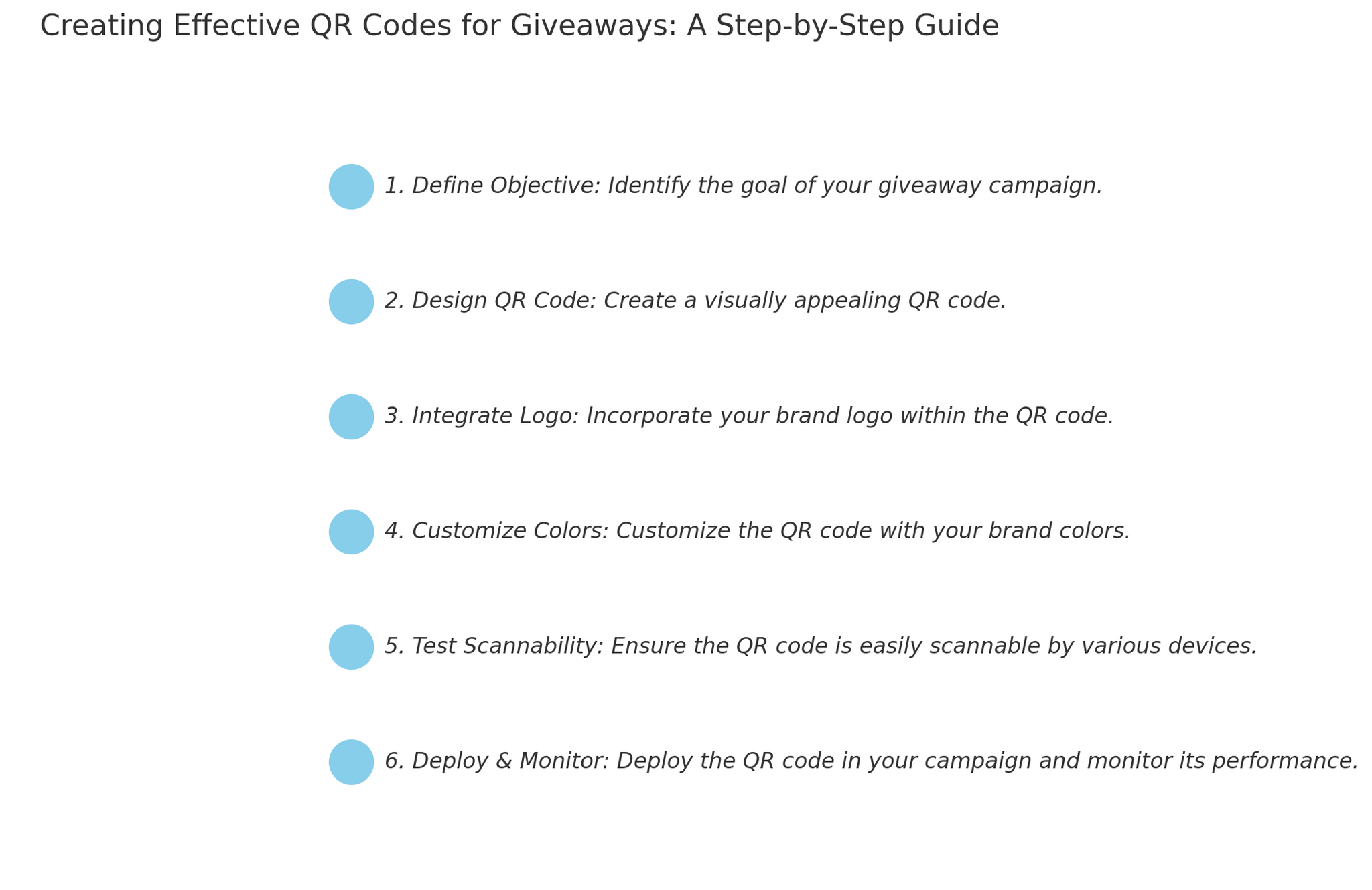 Creating Effective QR Codes for Giveaways