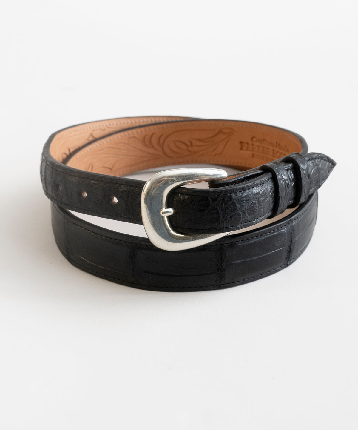 Tapered American Alligator Belt