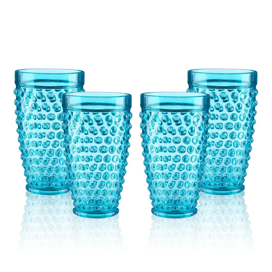 Pier 1 Clear Crackle Set of 4 Stemless Wine Glasses – Decor Gallery