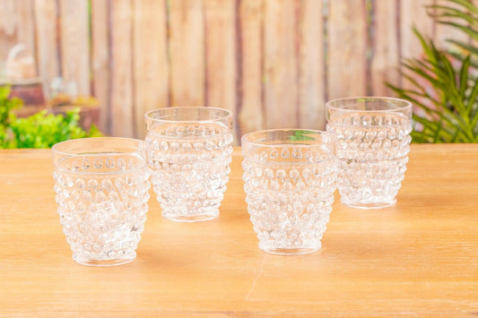 2 Pier One Crackle Wine Glasses/ 