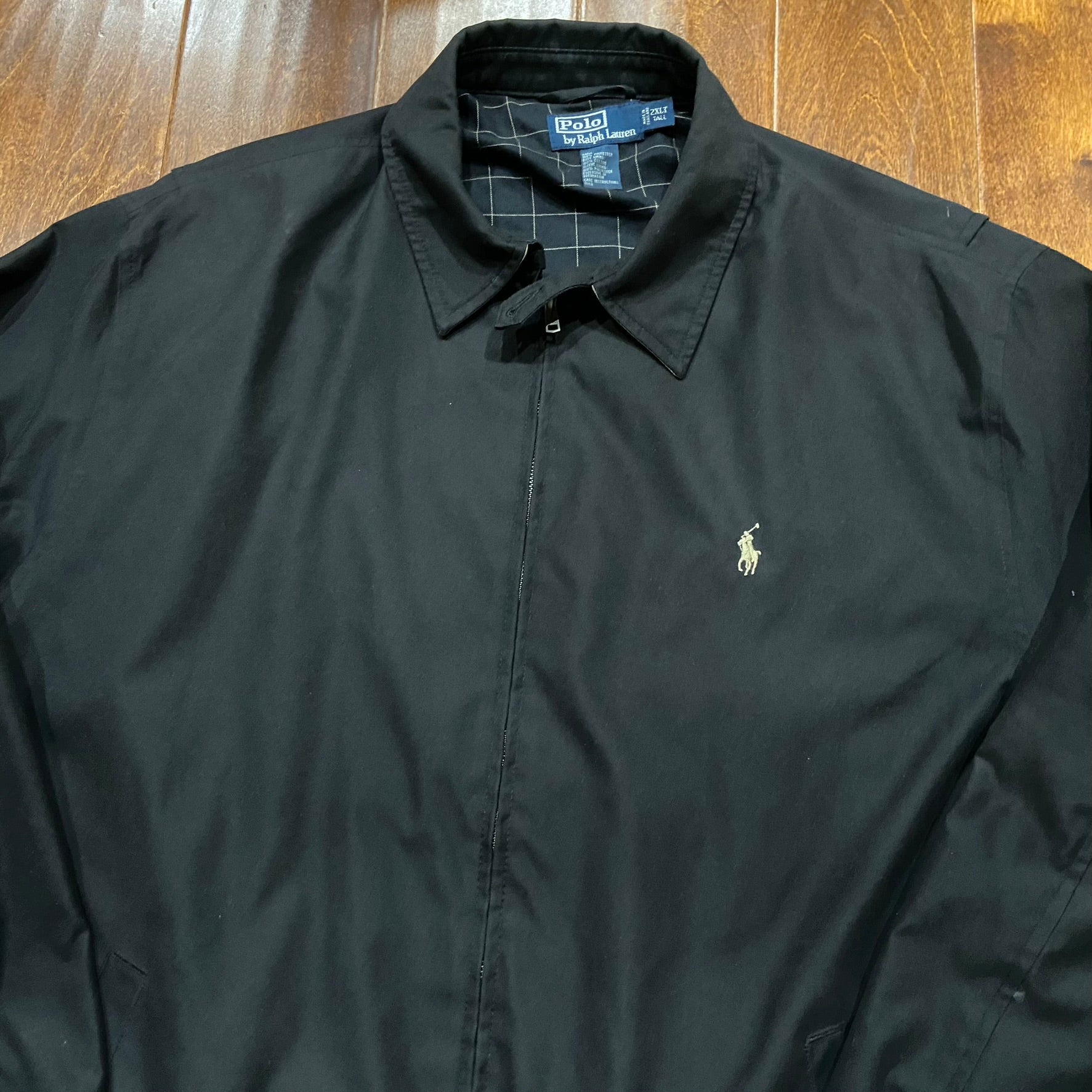 Polo Ralph Lauren Harrington Jacket Vintage Black Big & Tall Men's Siz –  IndigoThriftLLC