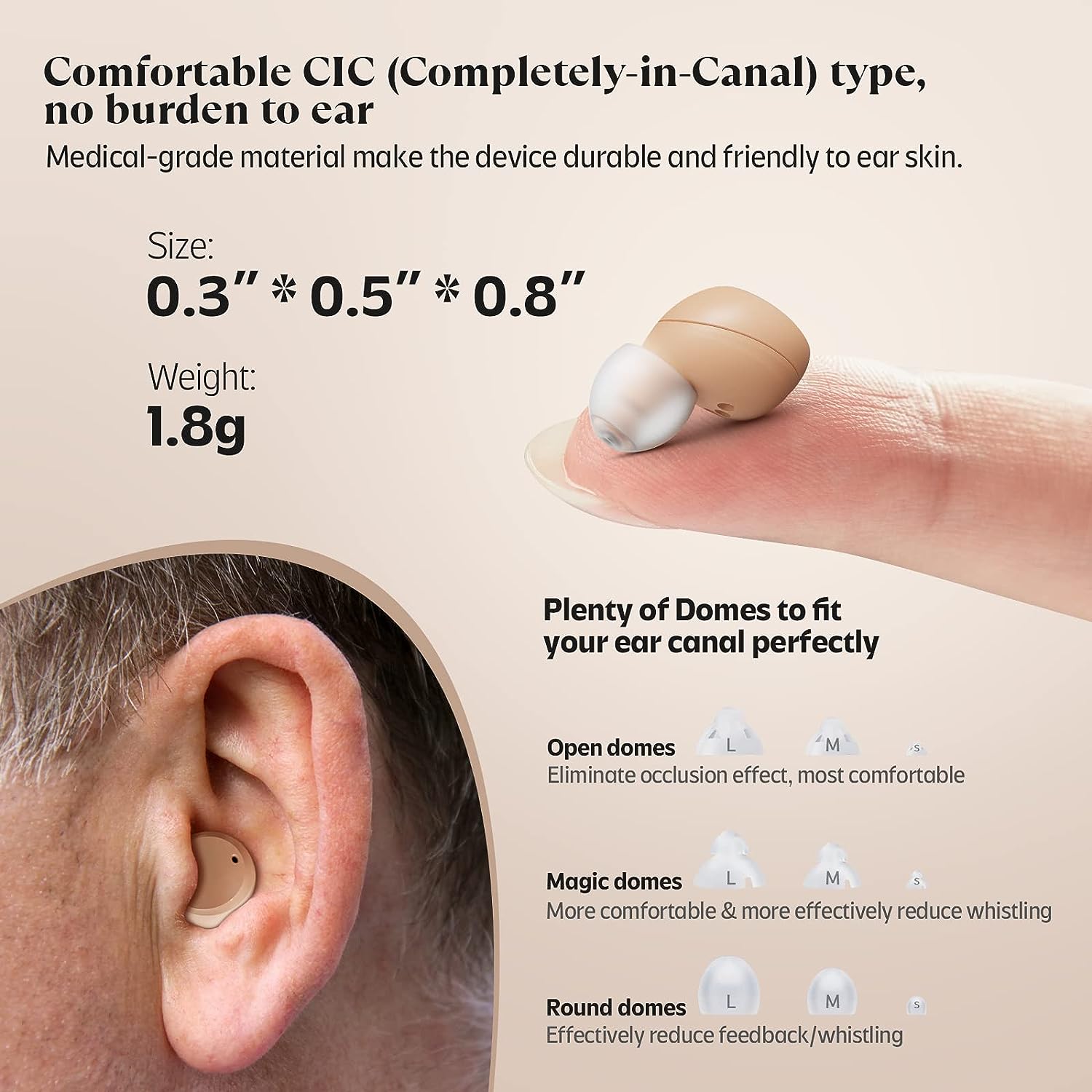 ibstone k23 hearing aids-discreet and comfortable