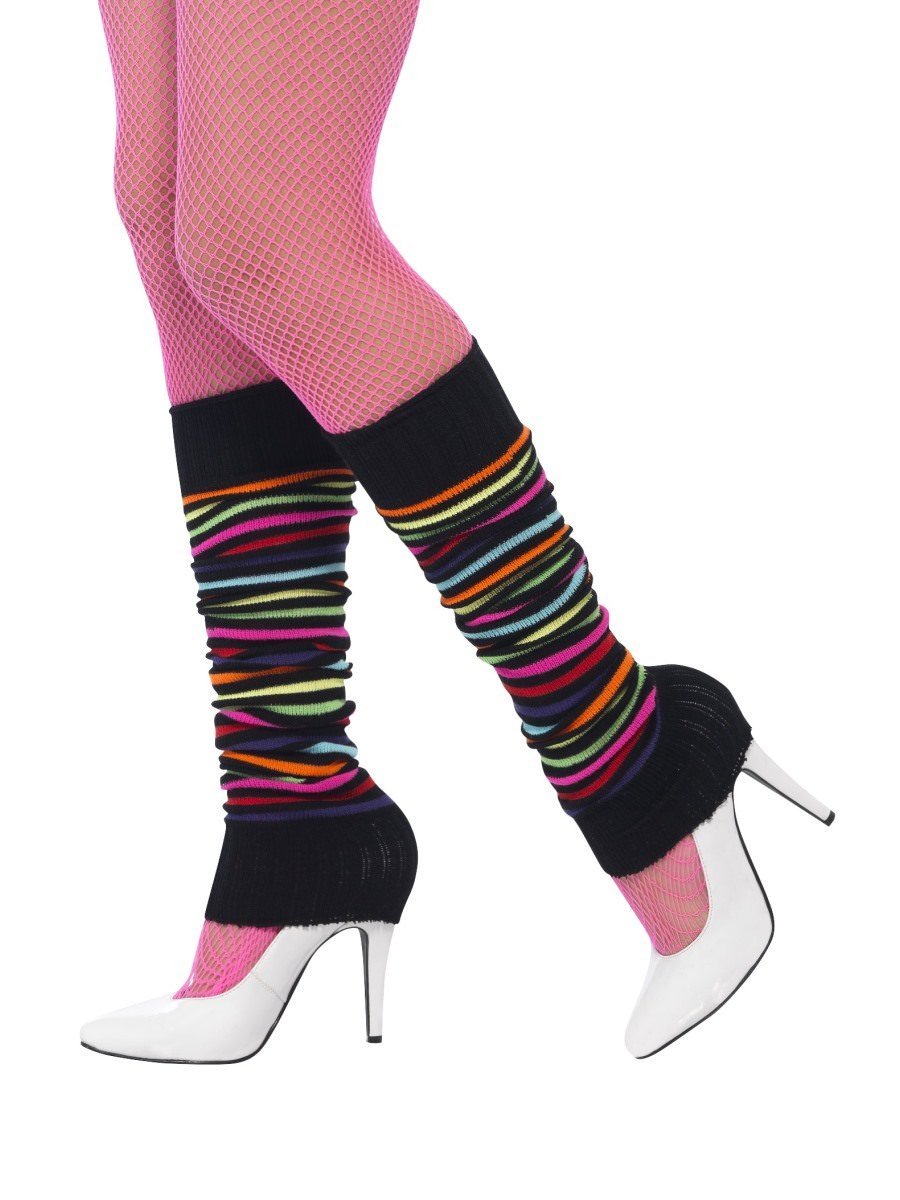 Neon Blue Legwarmers   – Smiffys Australia