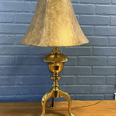 Three-Legged Brass Table Lamp - Got Legs Furniture & Décor