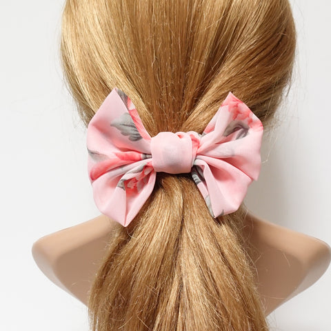 floral hair bow 