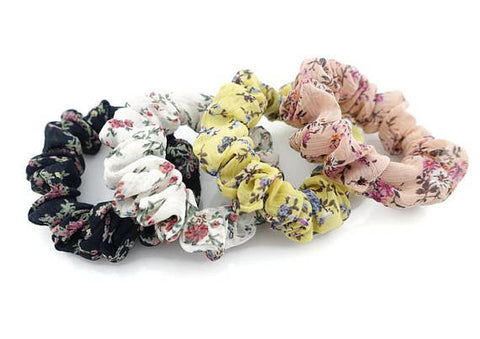 chiffon scrunchies 