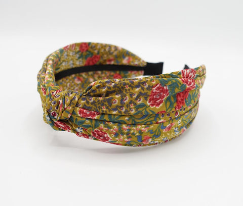 floral knot headband 